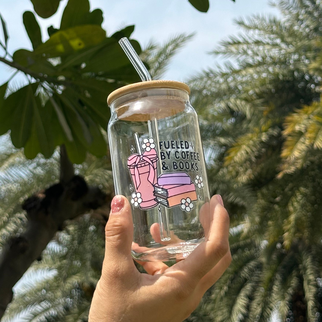 cuddly glass tumbler