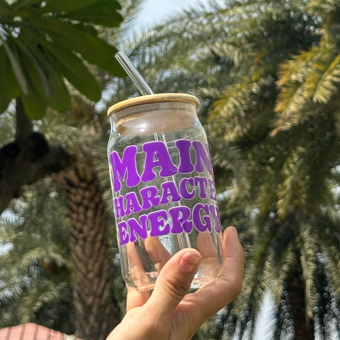 cuddly glass tumbler