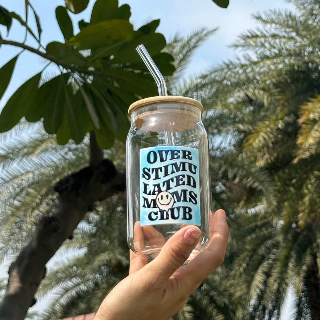 cuddly glass tumbler