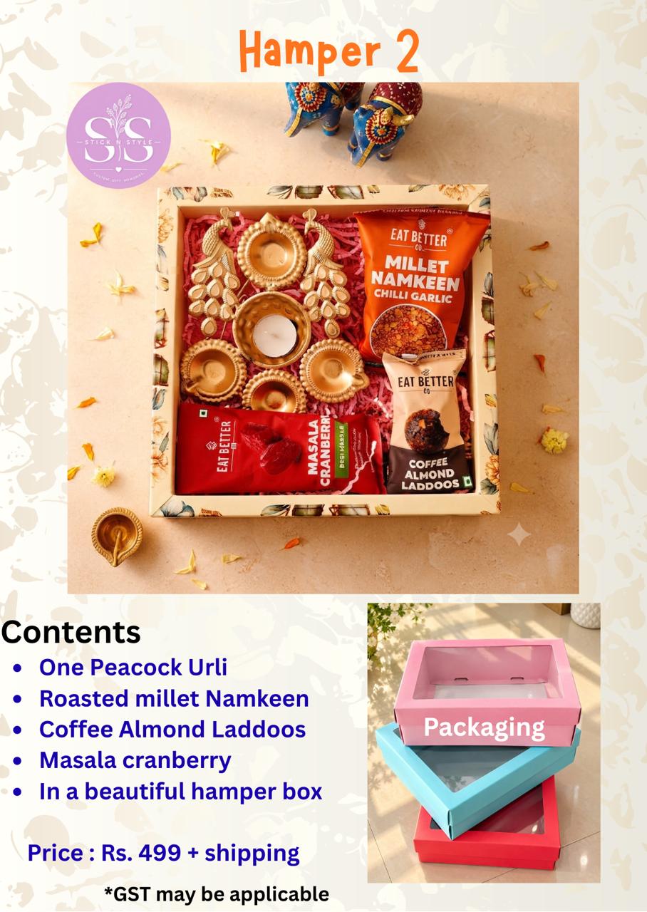Peacock Urli Diwali Hamper