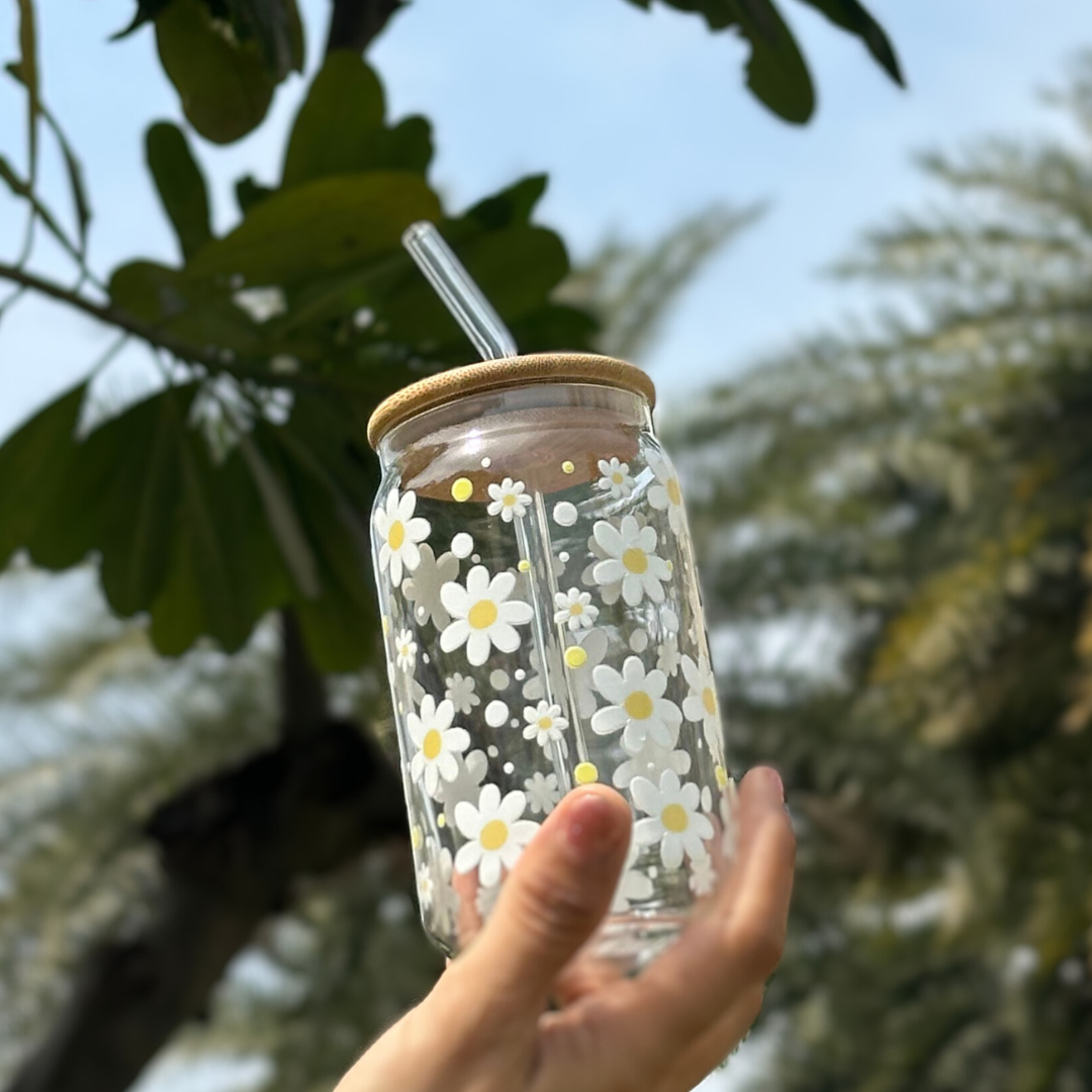 Spring Inspired Glass Tumblers