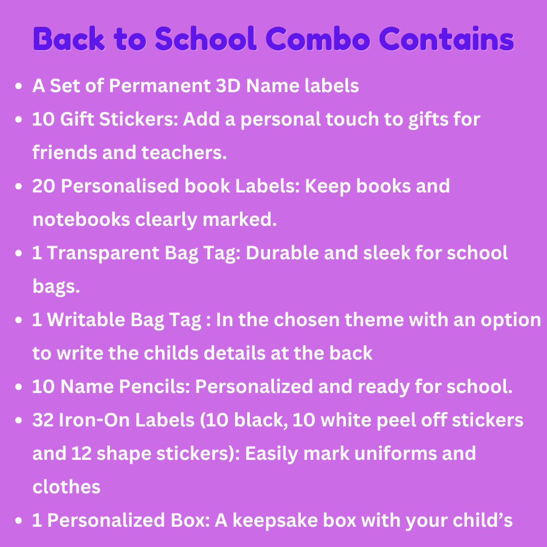 Back to school Combo- Mega value deal