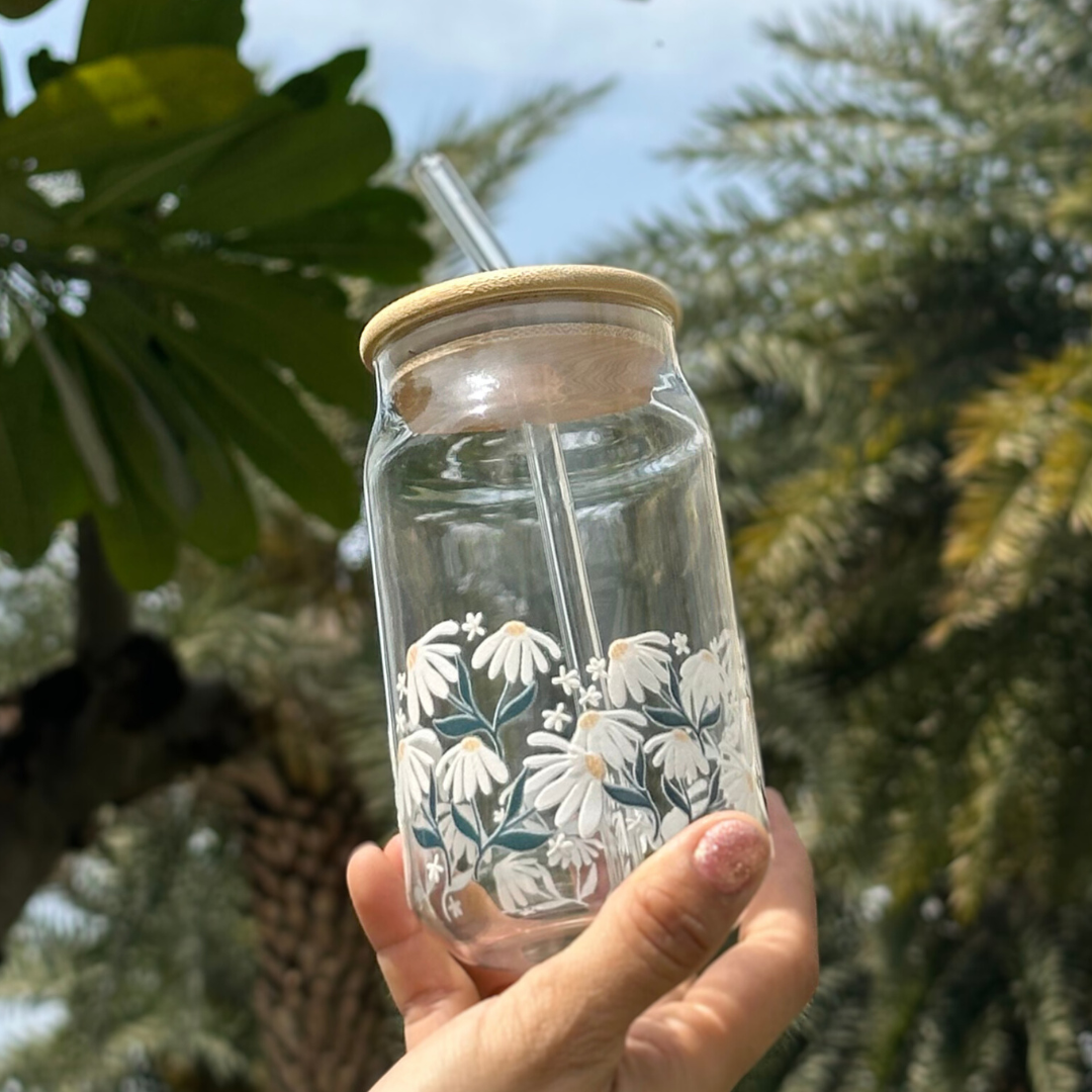 Spring Inspired Glass Tumblers
