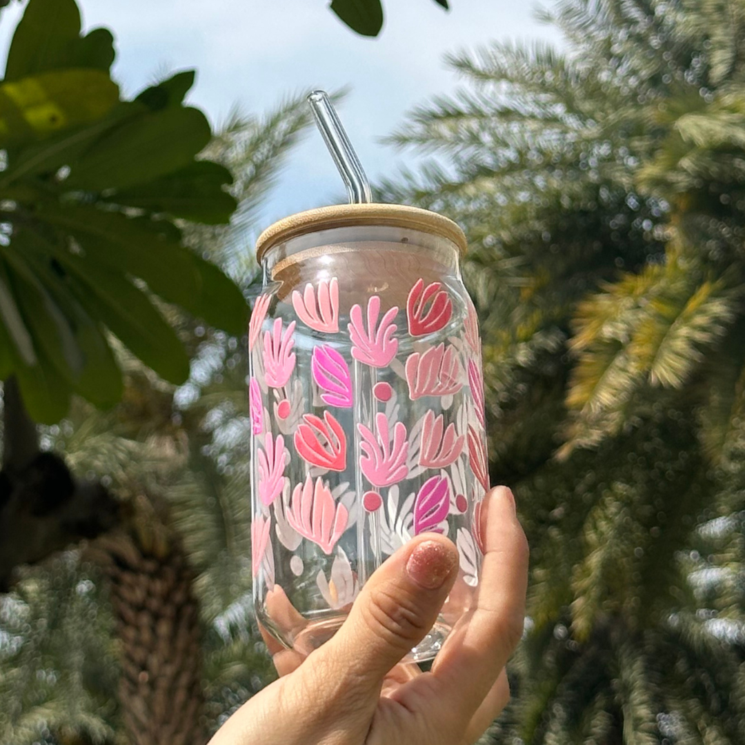 Spring Inspired Glass Tumblers