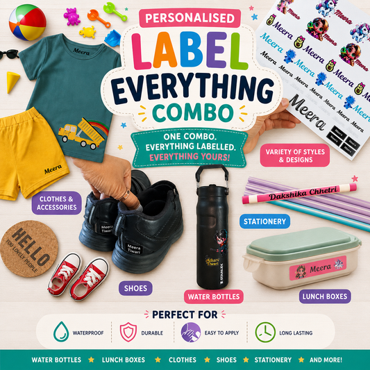 Label Everything Combo- School Labelling essential