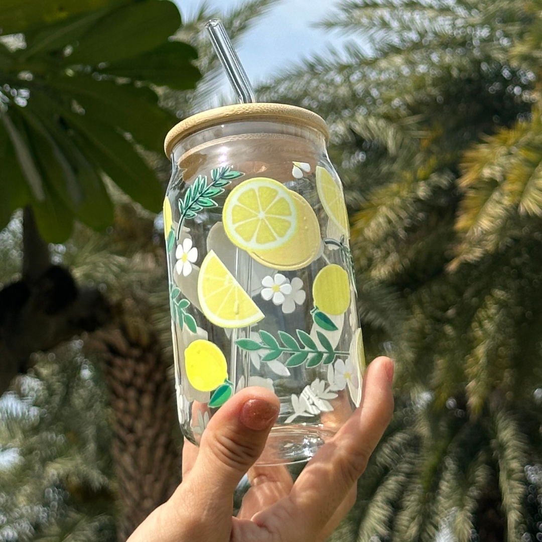Spring Inspired Glass Tumblers