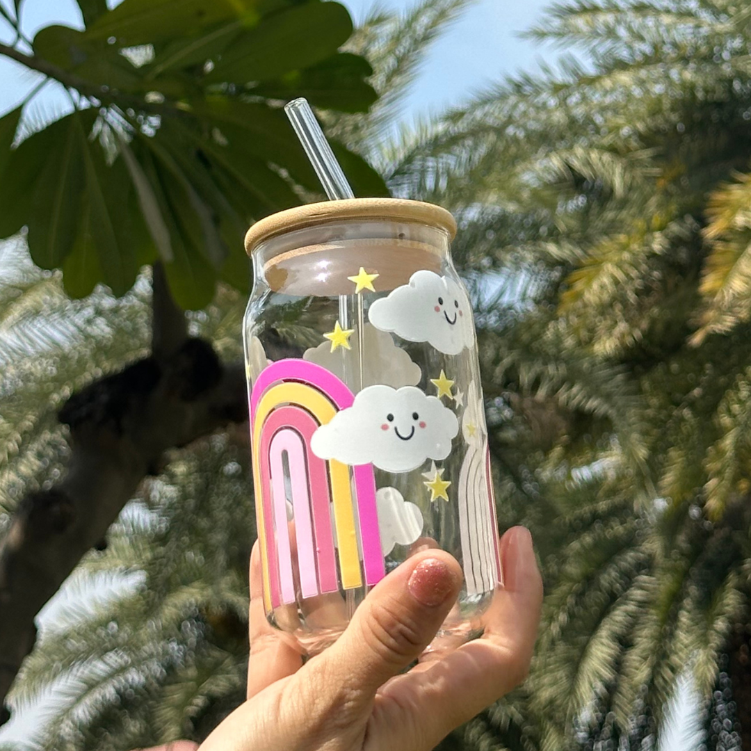 Spring Inspired Glass Tumblers