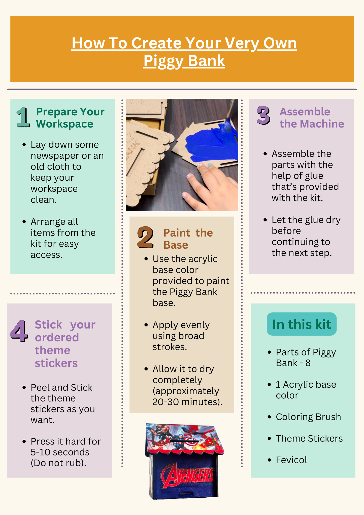 DIY Piggy Bank Kit