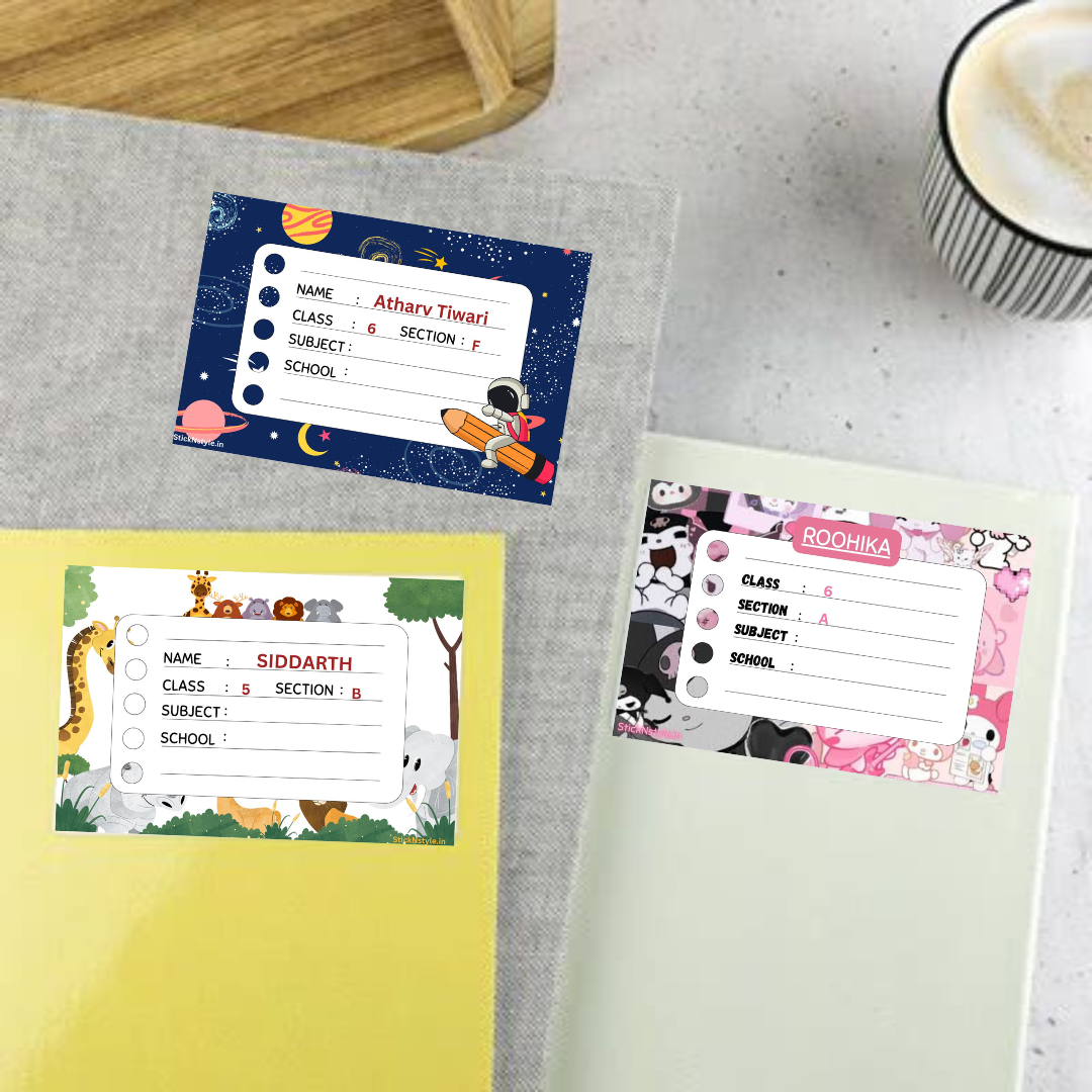 Personalised Book Labels (Set of 20) – Sticknstyle